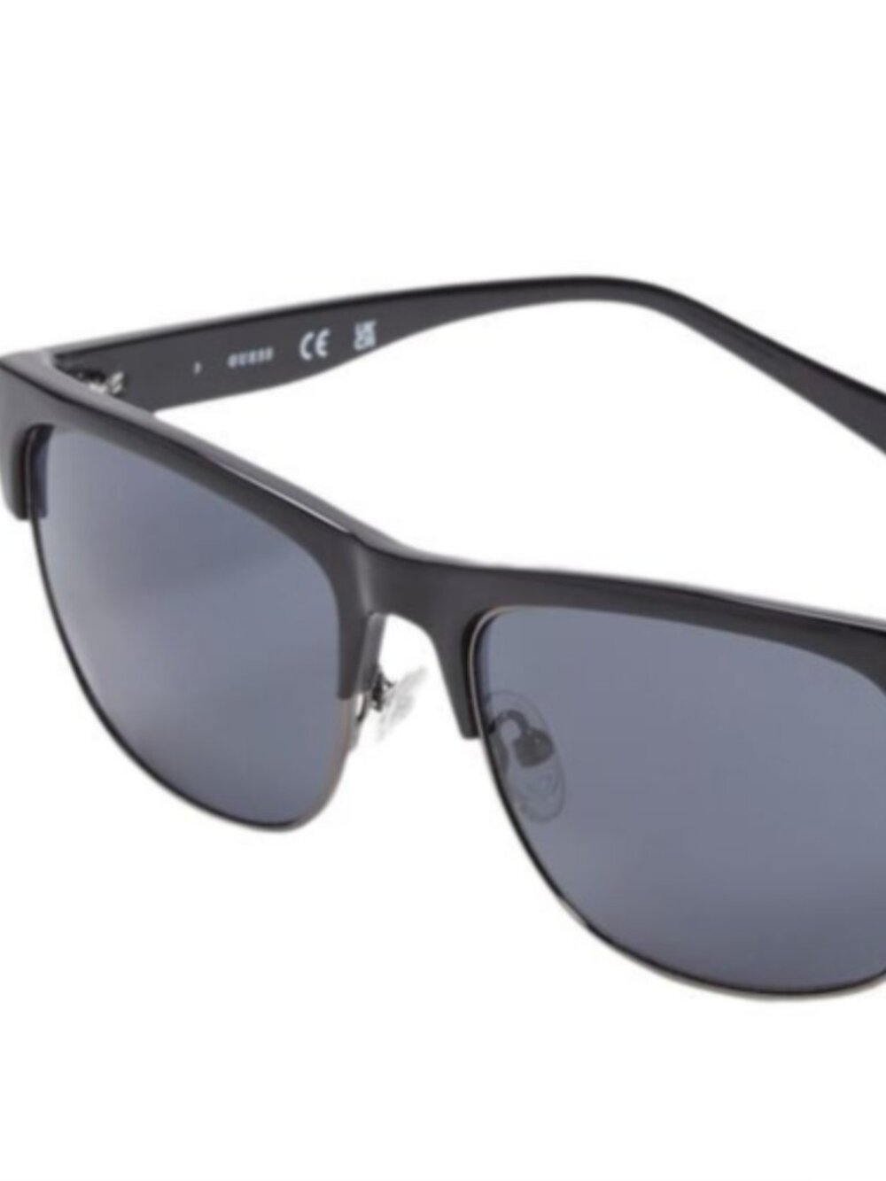 NEW GUESS GF0023 01A BLACK POLARIZED MEN'S SUNGLASSES 56-17-140 WITH CASE $98.00